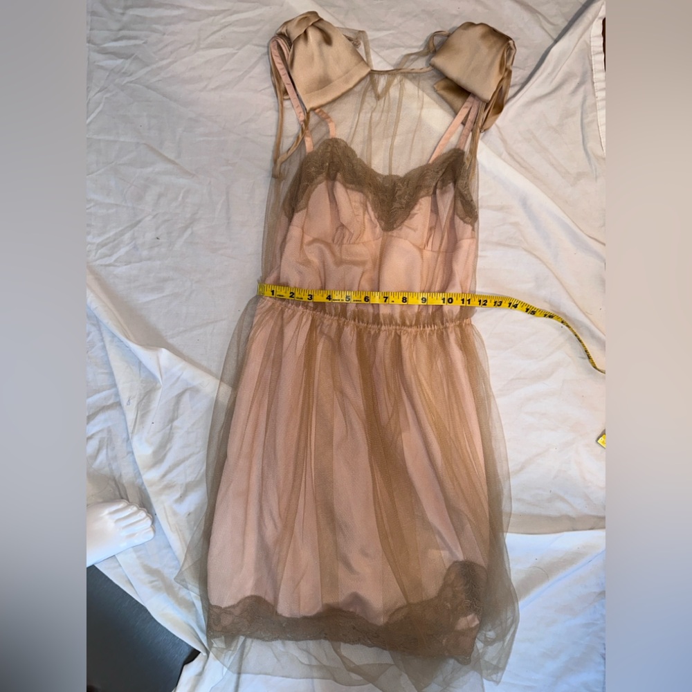 Rodarte fairycore coquette lacey tulle mini dress - Picture 4 of 10
